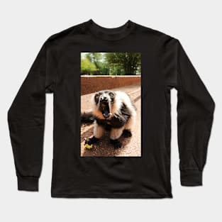 The Scream-lemur style Long Sleeve T-Shirt